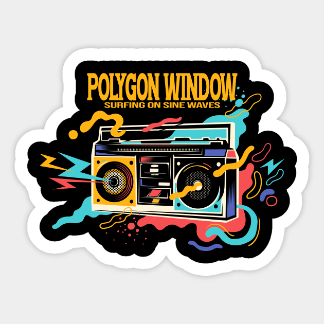 Polygon Window Surfing on Sine Waves - Polygon Window Surfing On